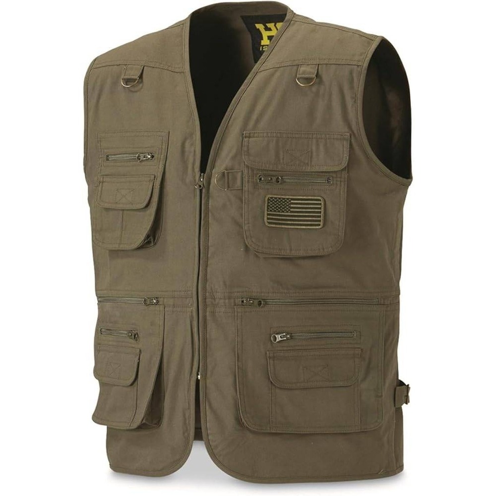 HQ Issue Mens Tactical‎ Vest Military Outdoor Army Workwear Field Utility Size M